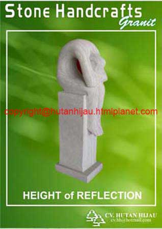 ST - heigth of reflection - stone handicraft