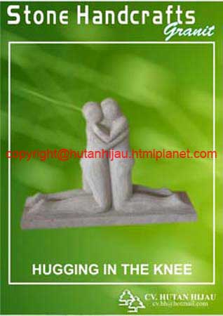 ST - hugging in the knee - stone handicraft