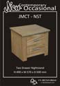 JMCT -NST Two drawers Nightstand