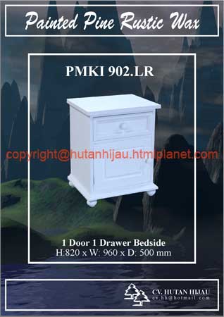 PMKI - 902.LR - 1 dor 1 drawers bedside