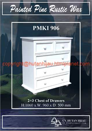 PMKI - 906 - 2+3 drawers chest
