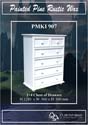 PMKI - 907 - 2+4 drawers chest