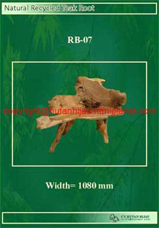 RB-07 - Natural Teak Root Bench