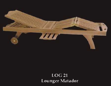 Teak Garden Furniture - Louger Matador