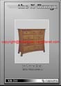 XR-211  - Natural Waxed Pine X style furniture - 3+6 Drawers Chest