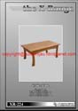 XR-224  - Natural Waxed Pine X style furniture - Coffee Table